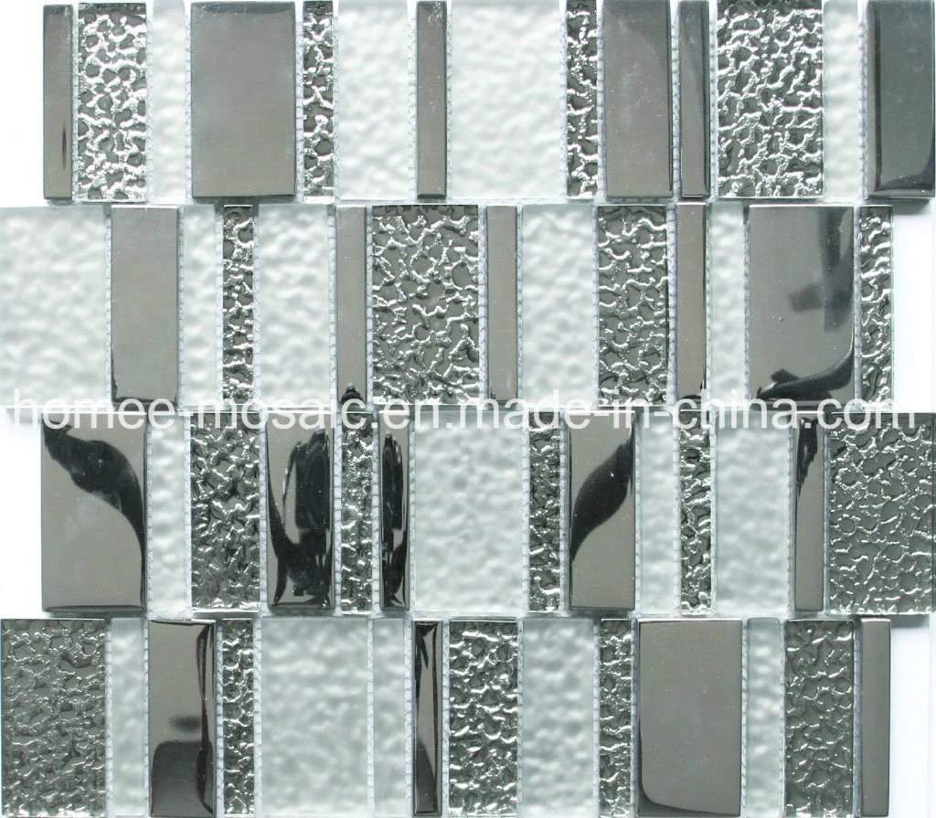 Metallic Glass Mosaic Wall Tiles