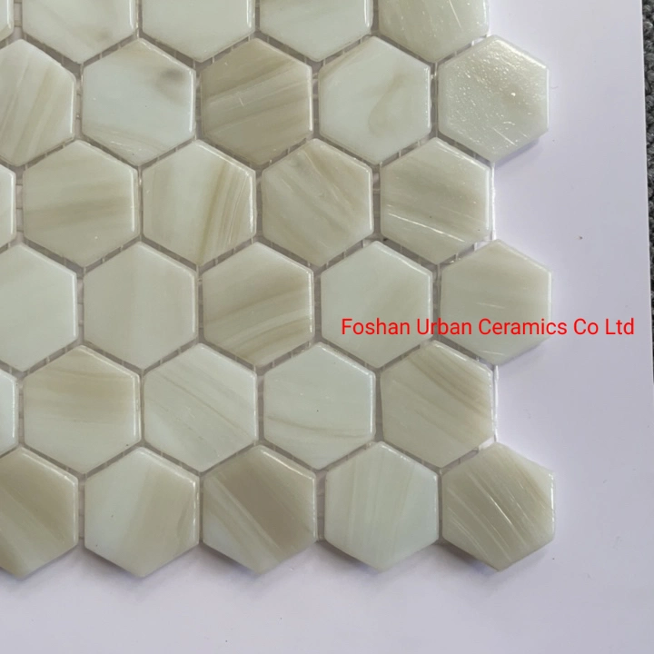 Sandstone Look Mosaic Glass Art Tile with Glass Mosaic Tile Price