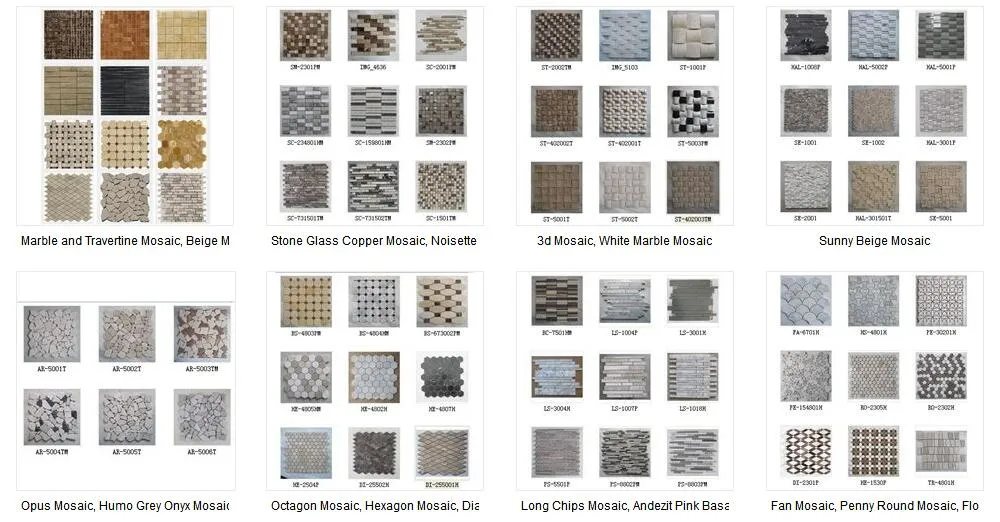 Natural White Marble Mosaic Hexagon Tiles for Wall Decoration/Kitchen/Backsplash Swimming Pool
