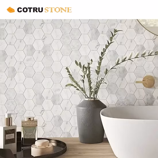 High Quality White Mosaic Stone Ceramic Mosaic Tiles