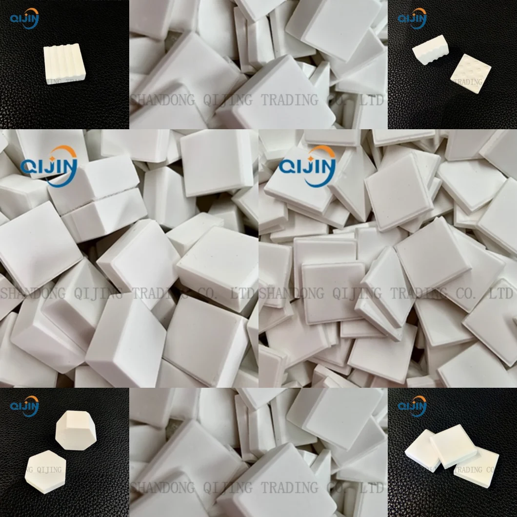 China 92% Alumina Ceramic Square Mosaic Wear Plates Tiles