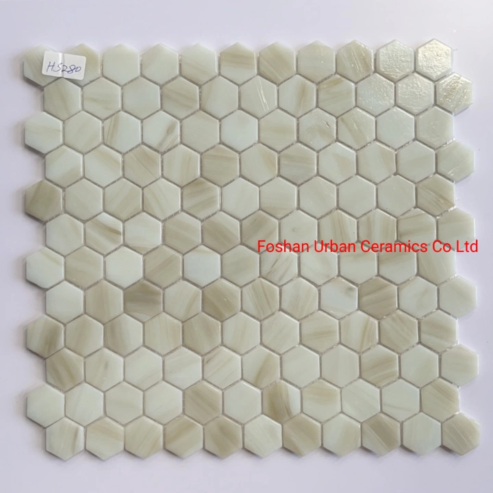 Sandstone Look Mosaic Glass Art Tile with Glass Mosaic Tile Price