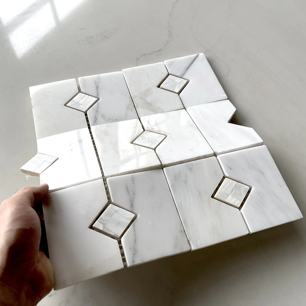 Wholesale Price Square Shaped Marble Floor Mosaics Tiles