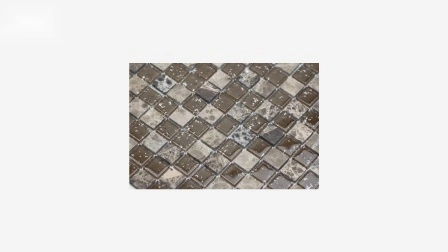 Beautiful Design Strip Tile Glass and Stone Kitchen Tile Glass Mosaic Tile