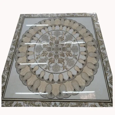 1200X1200mm Factory Cheap Price Outdoor Indoor Bathroom Round Floor Mosaic Medallion Pattern Floor Tile