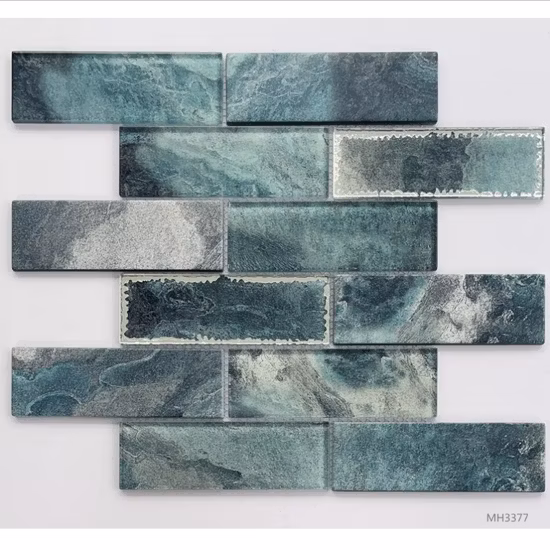 Fctory Colorful Design Glass Mix Stone Mosaic Tile
