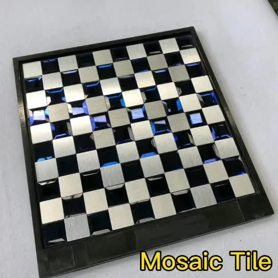 Mosaic Tiling Mosaic Glass Tile Hot Selling Swimming Pool Glass Interior Wall 30 X 30mm Polisehd Tiles